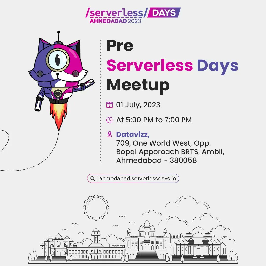 ServerlessAmd's tweet photo. Hey Folks!!👋

We are planning to host a Pre Serverless Day Meetup for all the folks who are interested in Volunteering for the event.
Please do join in this event if you would like to Volunteer at Serverless Days Ahmedabad 2023. 

Submit your RSVP Now!!
https://t.co/N7YztfBXcR https://t.co/PMVYBzcsoV