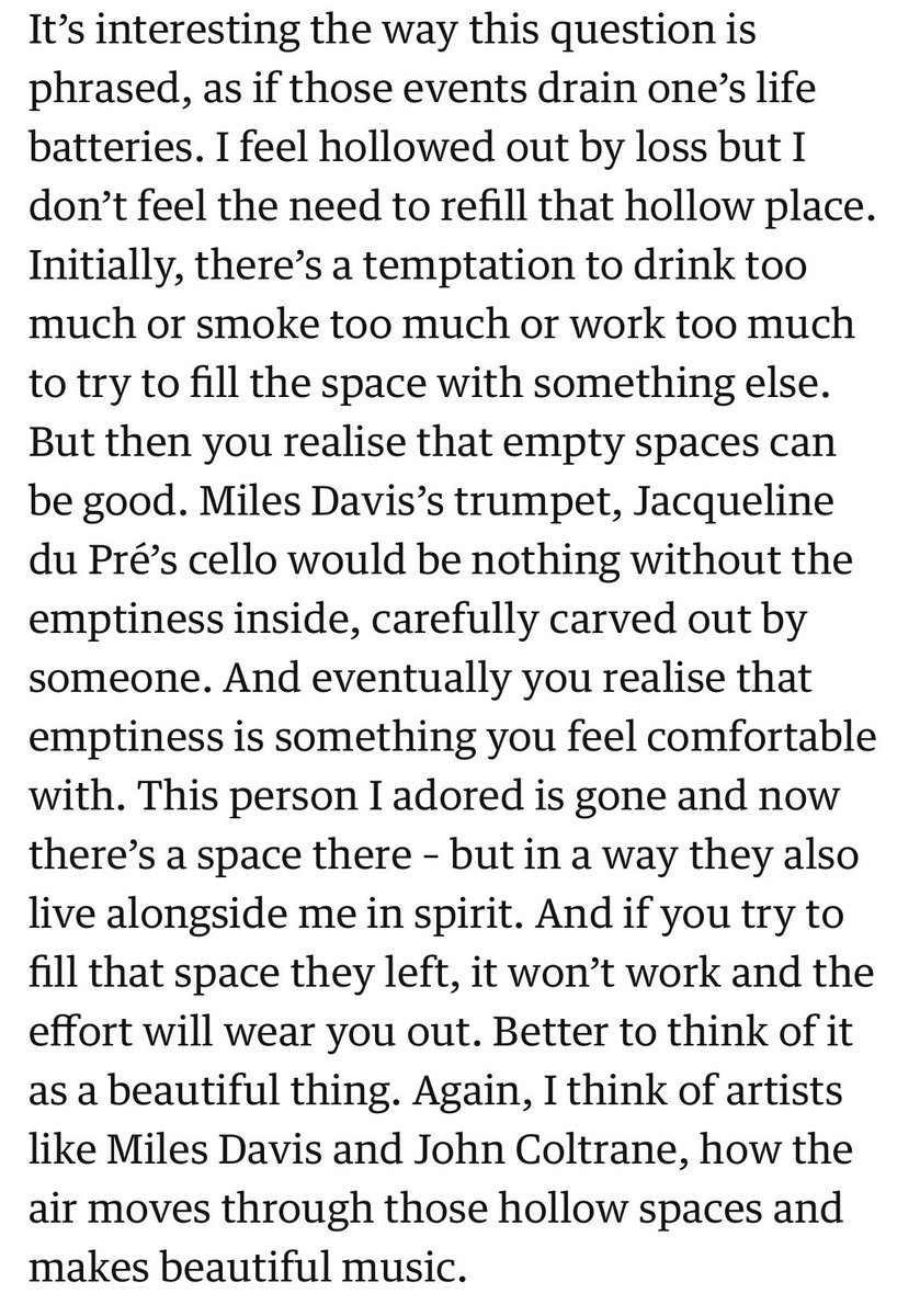 This response from Mark Rylance in The Guardian. ❤️