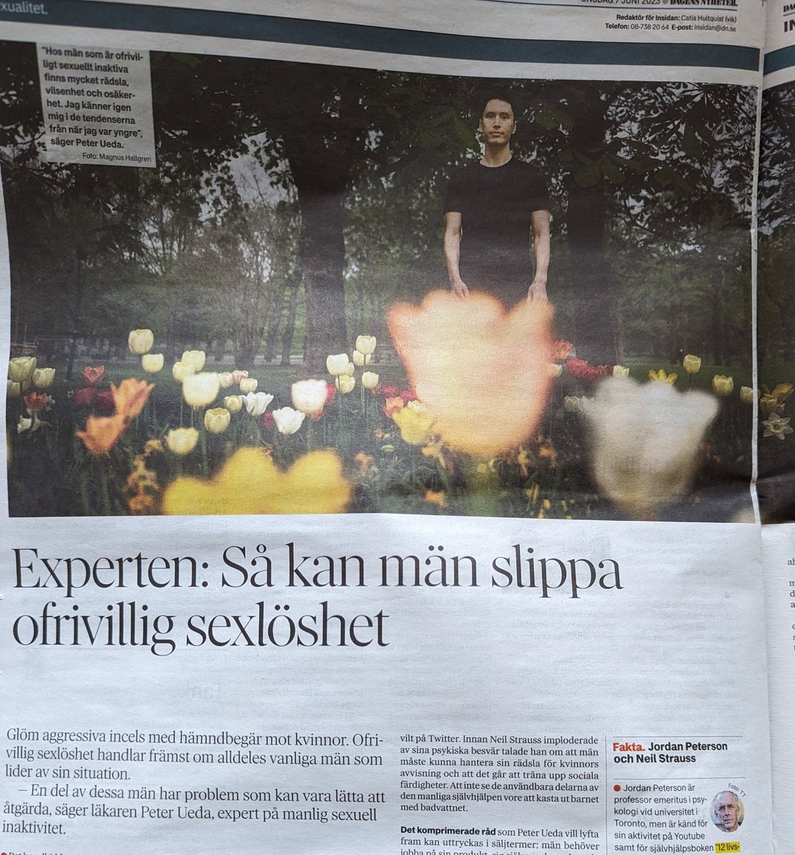 スウェーデン国内のDTバズりが続いております。Svenska Dagbladet とDagens Nyheter から本についての取材を受けました。キモシェアハウスの写真も提供したのですが、どっちもなぜか公園の花の写真になりました。
