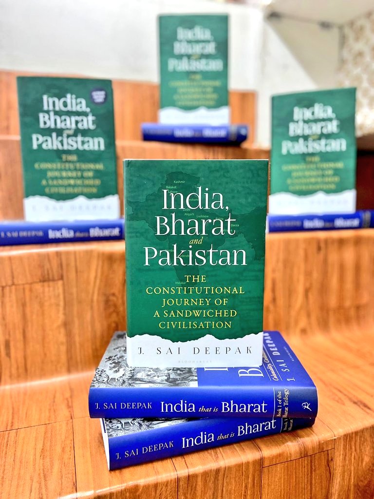 #PIMegaDeal. Flat 45% Discount.
Presenting two Significant and Bestselling Books by J Sai Deepak (@jsaideepak) Ji, published by @BloomsburyIndia:
• India that is Bharat
• India Bharat and Pakistan
#BuyFromPI #PIRecommends #JusticeForManish
Order 👉 rzp.io/l/JSDBooks