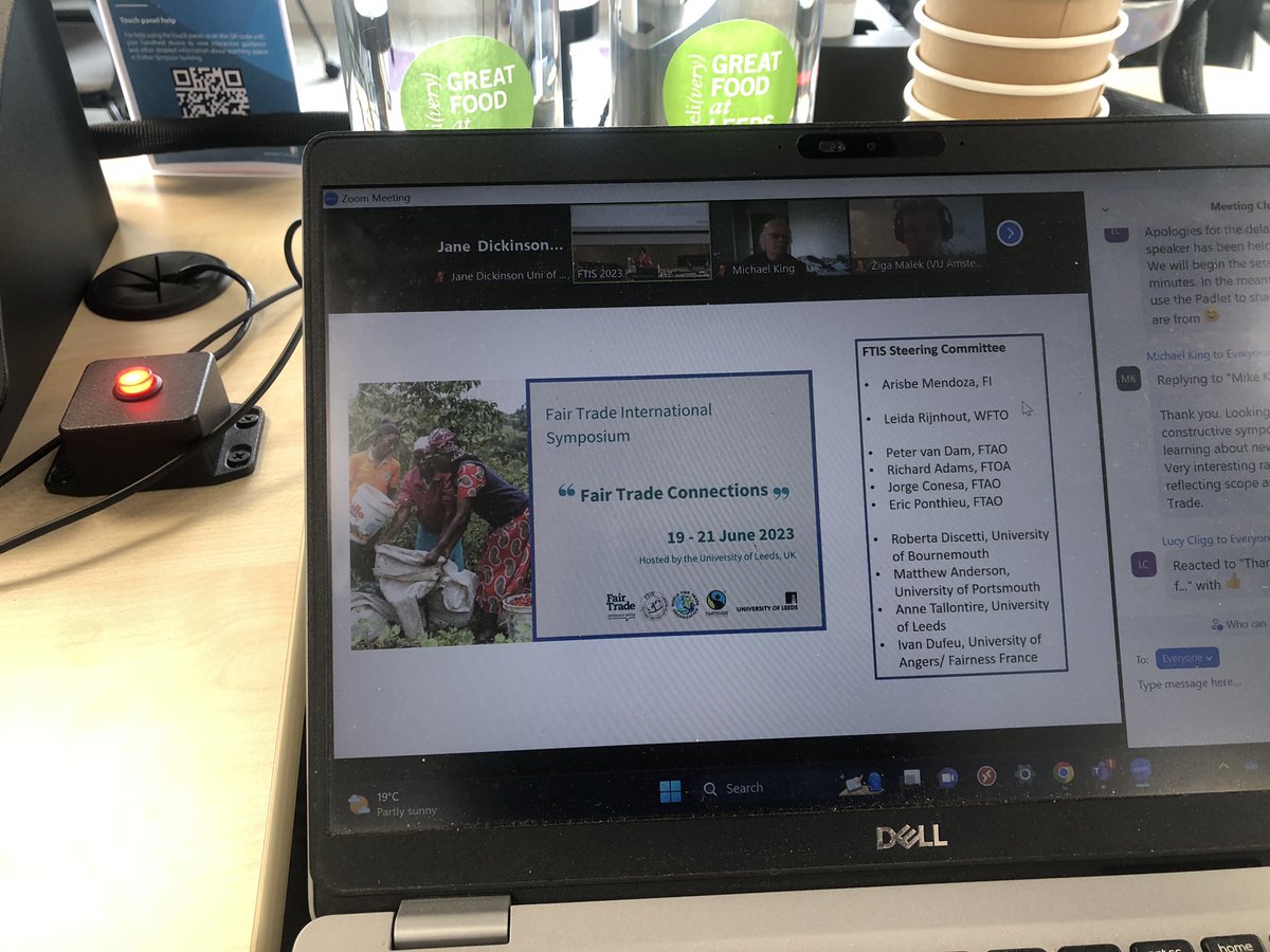 DECLeeds's tweet photo. Exciting to be part of #FTIS @UniLeedsNews just look at our workshop room!! #Fairtrade #Sustainability https://t.co/Ovn62giSbT