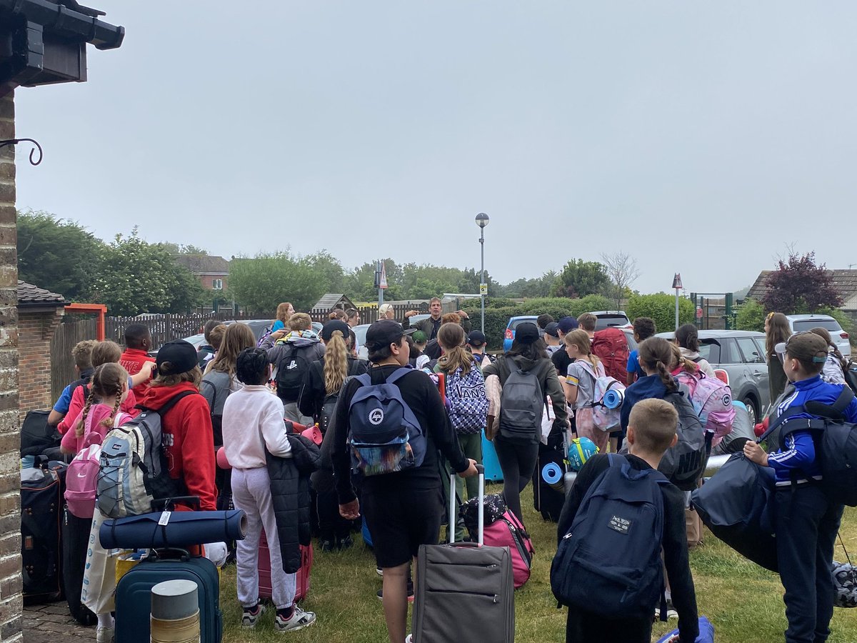 And they're off!! Have a great time Year 6