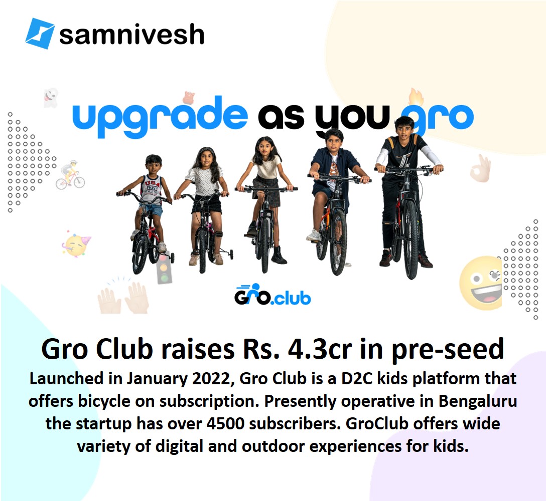 samnivesh's tweet photo. Gro - Beyond Bicycle Subscriptions. #startup #startupstory #groclub #samnivesh #seedfunding #seedcapital #expansion #businessfunding #pitchdeck @pruthvi18 @justhrishi https://t.co/Hmz7Tt9d1C