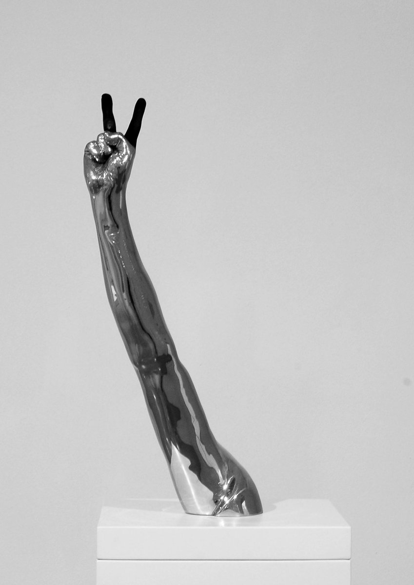 ARMANDOLULAJ's tweet photo. US, 2011, stainless steel, oxide, wood, by Armando Lulaj. #art #artbasel #contemporaryart https://t.co/aGk6LSax1r