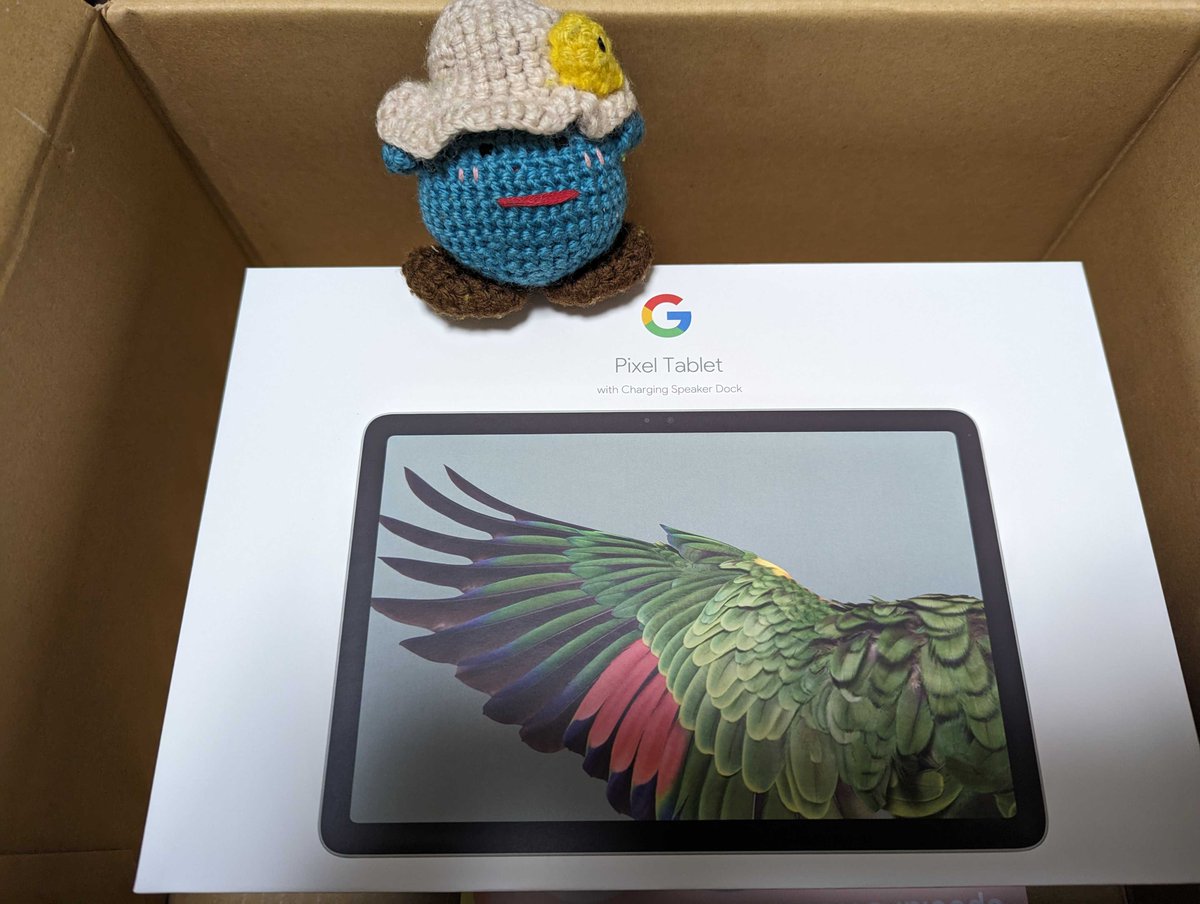 mokelab's tweet image. Androidアプリ作ってるみんなー
Pixel Tabletが届いたよー♪

#teampixel #pixeltablet