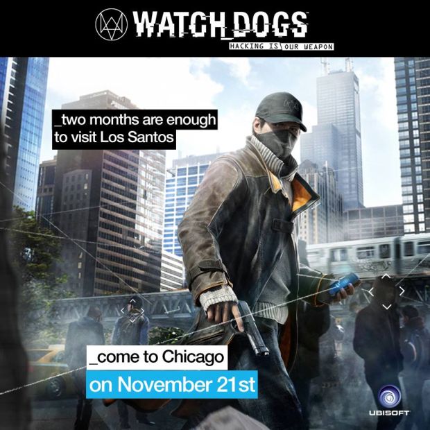 Who remembers when Ubisoft thought Watch_Dogs would kill off GTAV?
With Ubisoft releasing advertisements like this