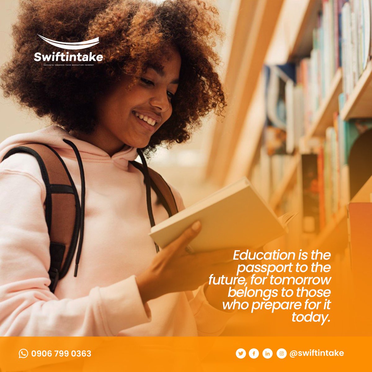 swiftintake's tweet image. 📚 Join our global community of learners, as we navigate the complexities of education together. Let&apos;s prepare for tomorrow and shape our own destinies today.

#Education #Inspiration #Swiftintake #PassportToTheFuture #UnlockYourPotential