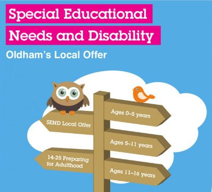 What do you think of Oldham's special education needs and disabilities (SEND) support for children and young people? 

If you're a parent/carer, child/young person, or a practitioner whose experienced Oldham's SEND offer then please fill in our survey 👇 shorturl.at/awBP3