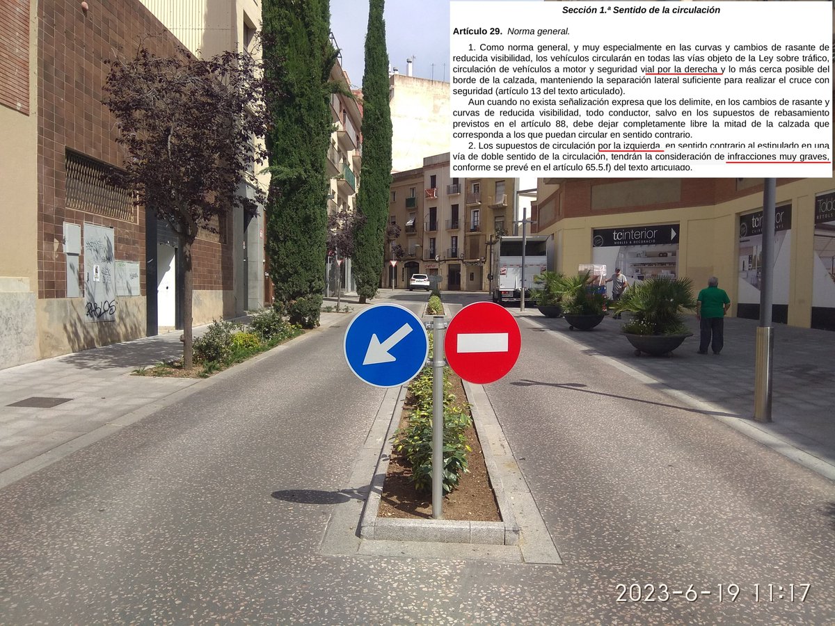 ElCampDifusio's tweet image. 📣 PREGUNTA DEL DIA 📣

Algú sap per què a Reus hi ha carrers, com el Salvador Espriu, en que s'obliga a circular en el #sentit #contrari al marcat per la norma?