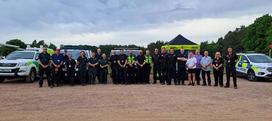 Last Saturday (the 17th) saw officers take part in a joint community safety event at #Lanark Loch. We told people about our #railwayguardian App, being an active bystander and Railway Safety. Other partners delivered messages on water safety, fraud and life saving techniques.