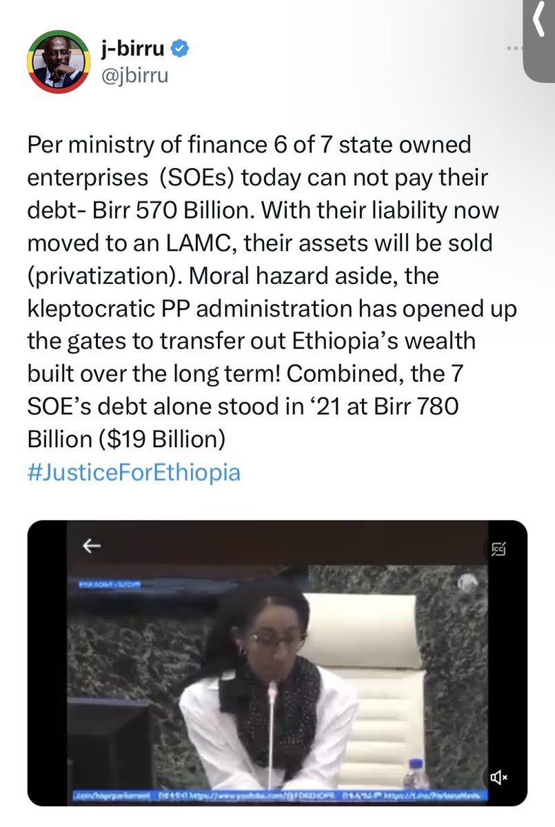 Moveonemoveall's tweet photo. Since 2006 debt levels have 📈 precipitately. Just since 2020, when the TPLF’s failed attempt at a military coup began, #Ethiopia’s debt ballooned from $34 to 60.1B , a near doubling over three years.
Stop lying like TPLF‼️
#Justice4Truth
Link 👇🏾👇🏾👇🏾
https://t.co/ECnBaw1WY4 https://t.co/EXw9rQB3y9