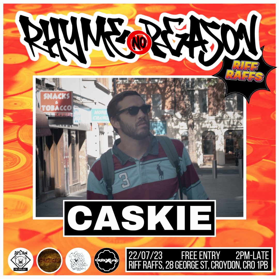 This is @CaskieDS our host and general nonsense man on the mic.
He will be running the open mic if your interested in jumping up just drop us or him a DM!
#ukrappers #rappers #spitters #ukhhevents #ukrapgigs #londonrapgigs #ldnrap #freeentry #thecronx #hiphopalldayer #boombap