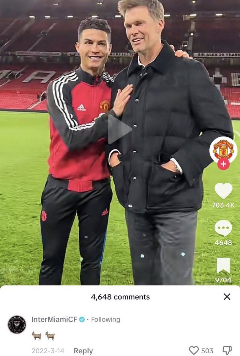 CFC_Janty's tweet photo. Even Inter Miami knows Cristiano Ronaldo is the GOAT 🐐😂 https://t.co/9AhamYaA1J