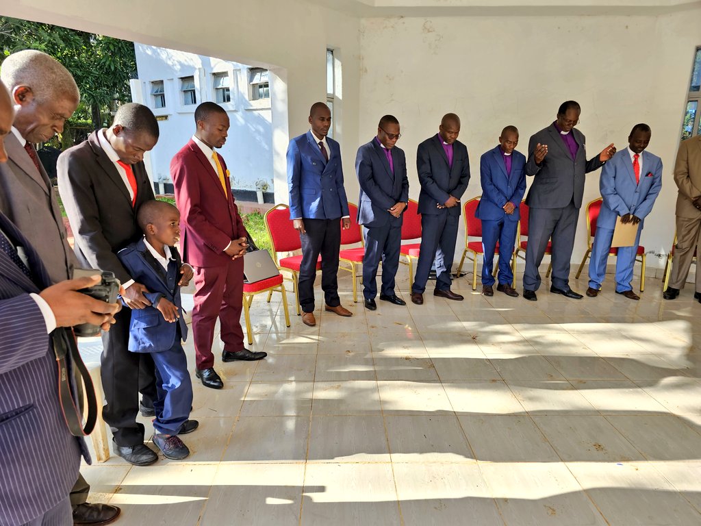 Earlier today, Bishop Wandera of Ministry of Repentence and Holiness of Prophet Owuor &amp; fellow pastors paid me a courtesy call at Malinya. Glad to have fellowshiped together, denounced the Shakahola fields of death including all Shakahola-like faith groups, &amp; shared a cup of tea