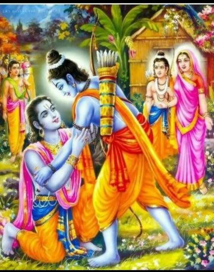 PoonamS41319581's tweet image. चौथा भाई 14 साल प्रजा और अपने परिवार की बिना बोले देखभाल में लग जाते हैं। लक्ष्मण जी की पत्नी उर्मिला 14 साल अपने पति के नींद को जीती है कैकई के वनवास भेजने के बाद भी कौशल्या और सुमित्रा कैकई को गले लगाकर बहन का सम्मान देती है।