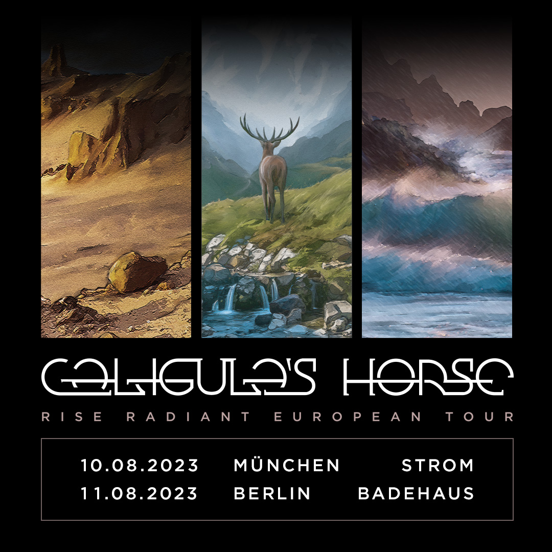 Die australische Progressive-Metalband @CaligulasHorse macht mit zwei Konzerten im August Halt in München und Berlin. #Tickets für die Shows gibt es ab Mittwoch (21.06.) um 12 Uhr im Ticketmaster Presale: