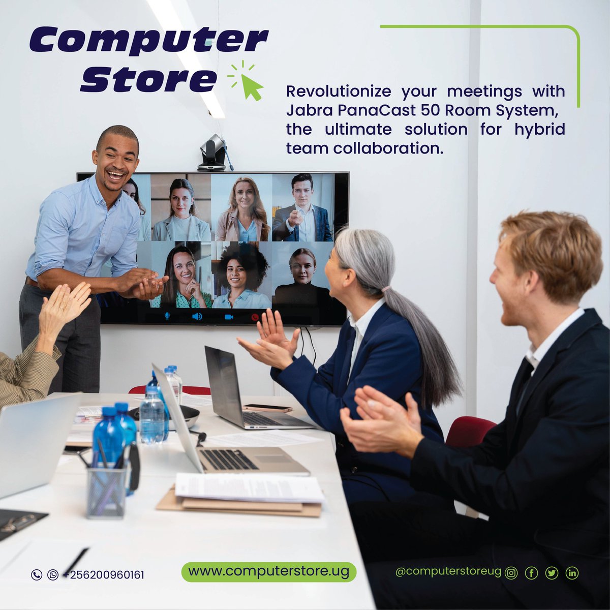 Easily set up and run your online meetings with incredible video conferencing solutions from Jabra!

Get in touch today, Call/WhatsApp +256200960161 to learn more.
Email sales@computerstore.ug
#NextGenerationITSolutions
 #VideoConferencing