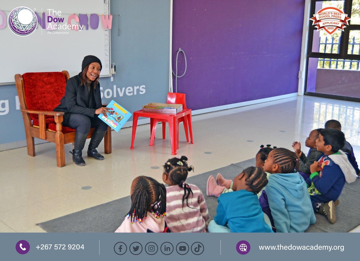 TheDowAcademy's tweet image. We're on the lookout for more guest readers for June and July at TDA Reception Campus. Join us on this exciting reading journey by contacting us at +267 71 915 735. Let's spread the love for books!

#TDAReceptionClass 
#ReadingCulture 
#GuestReader
