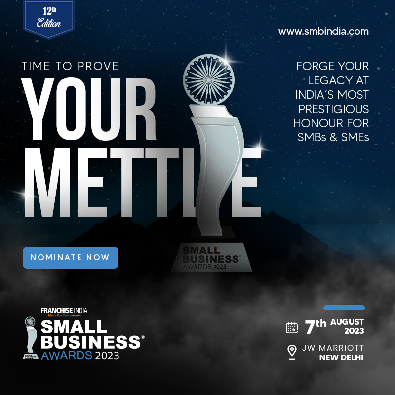 Small Business Excellence in the Spotlight: Nominate Now for Small Business Awards 2023 and Earn the Recognition You Deserve!

Nominate Now: smbindia.com

Date: 7th August, JW Marriott, New Delhi

#smallbusiness #awards #award2023 #smallbusiness #business #small