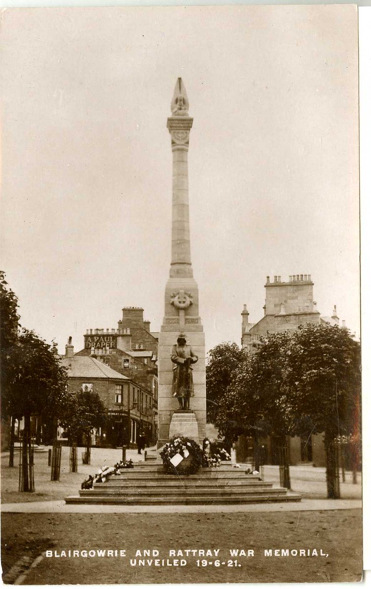 Postcard of the Day: #OnThisDay 19 June 1921 and the Blairgowrie and Rattray War Memorial is unveiled.

📷 Local & Family History, AK Bell Library

#ExploreYourArchives
