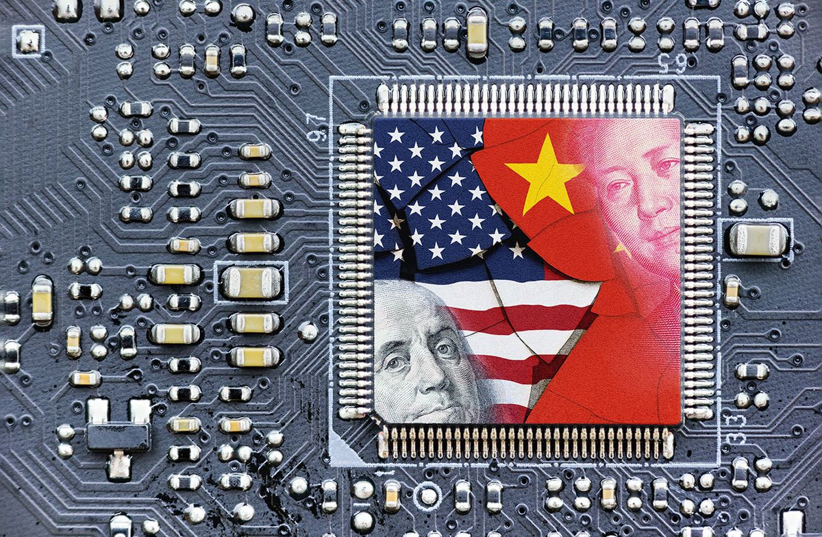 invst.ng/l6e The US-China tech battle intensifies as sanctions disrupt microchip supply chain. #USChinaRelations #TechWar #Microchips #Sanctions #Taiwan #FutureTechnology