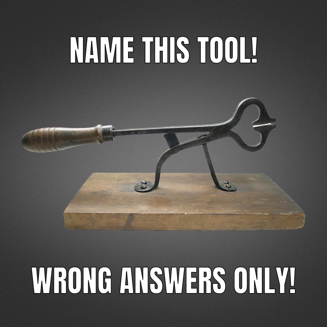 What would you name this crazy tool from our KNIPEX museum? Wrong answers only!

#knipex #tools #pliers #madeingermany #handtools #toolsofthetrade