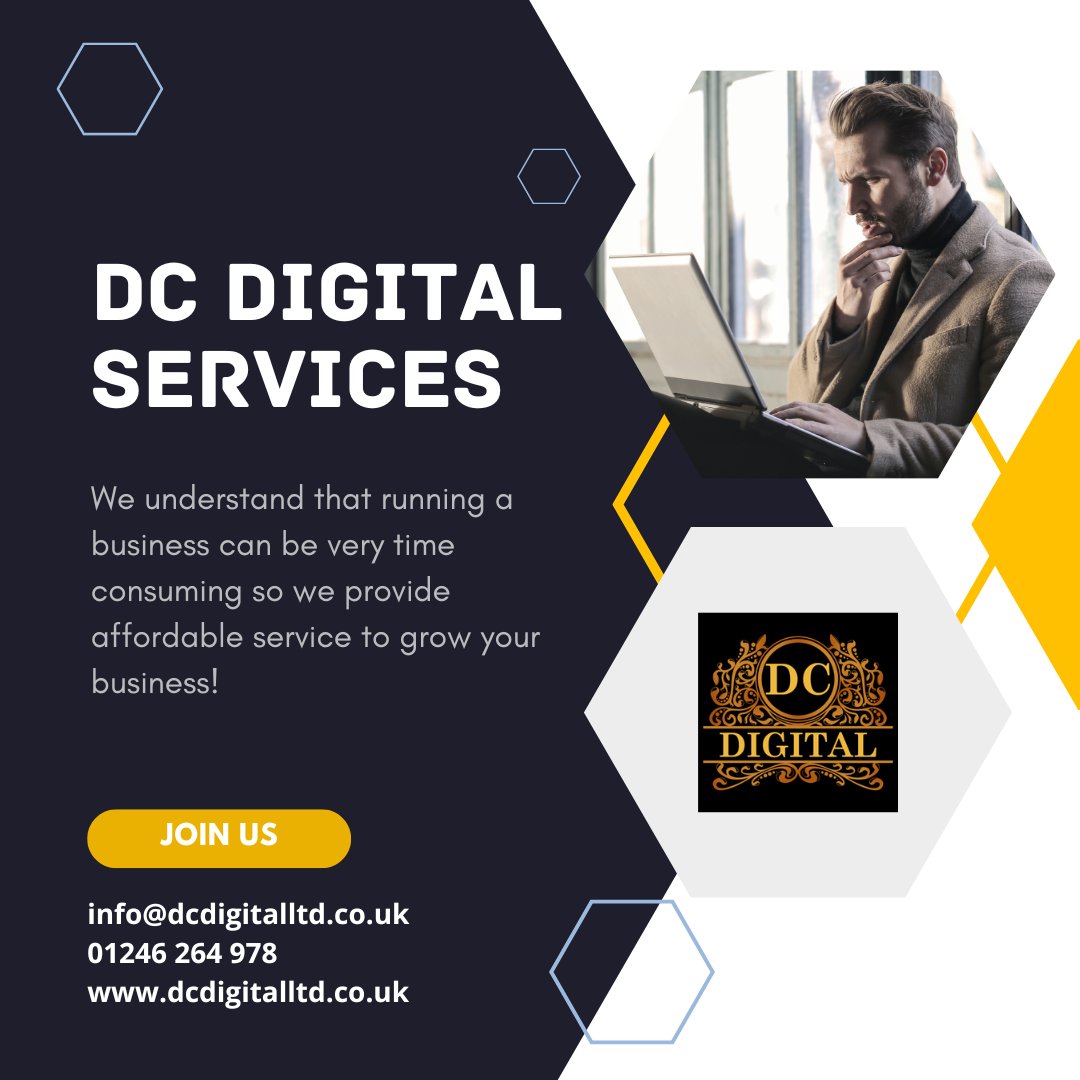 We help your business to grow with our multitude of services!

#dcdigital #socialmediaagency #businessdevelopment #business #socialmediatips #newbusiness #blogwriter #logodesign #websitedevelopment #brochuredesign #socialmediamanagement