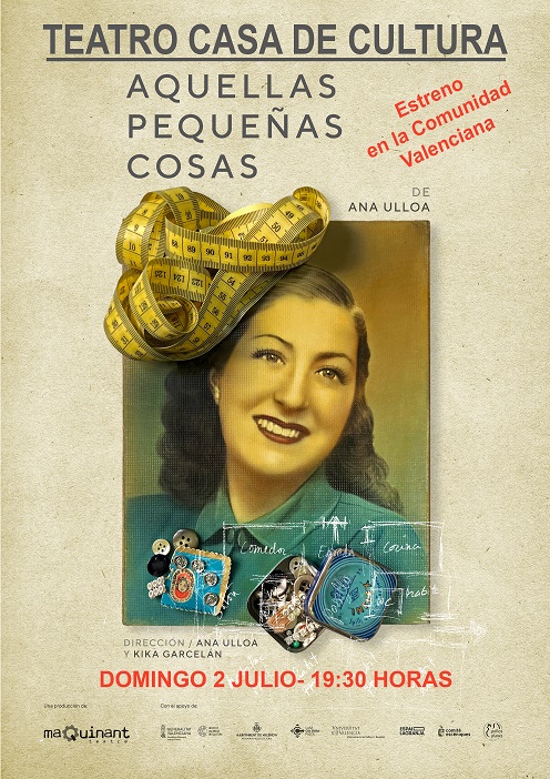 Cultura Pucol (@pucolcultura) on Twitter photo Vos recordem que el diumenge 2 de juliol a les 19:30 hores en <a href="/PucolCultura/">Cultura Pucol</a> estrenarem el darrer espectacle de <a href="/maquinant/">MaQuinant Teatre</a> "Aquellas pequeñas cosas". Vos recordem que el diumenge 2 de juliol a les 19:30 hores en <a href="/PucolCultura/">Cultura Pucol</a> estrenarem el darrer espectacle de <a href="/maquinant/">MaQuinant Teatre</a> "Aquellas pequeñas cosas".