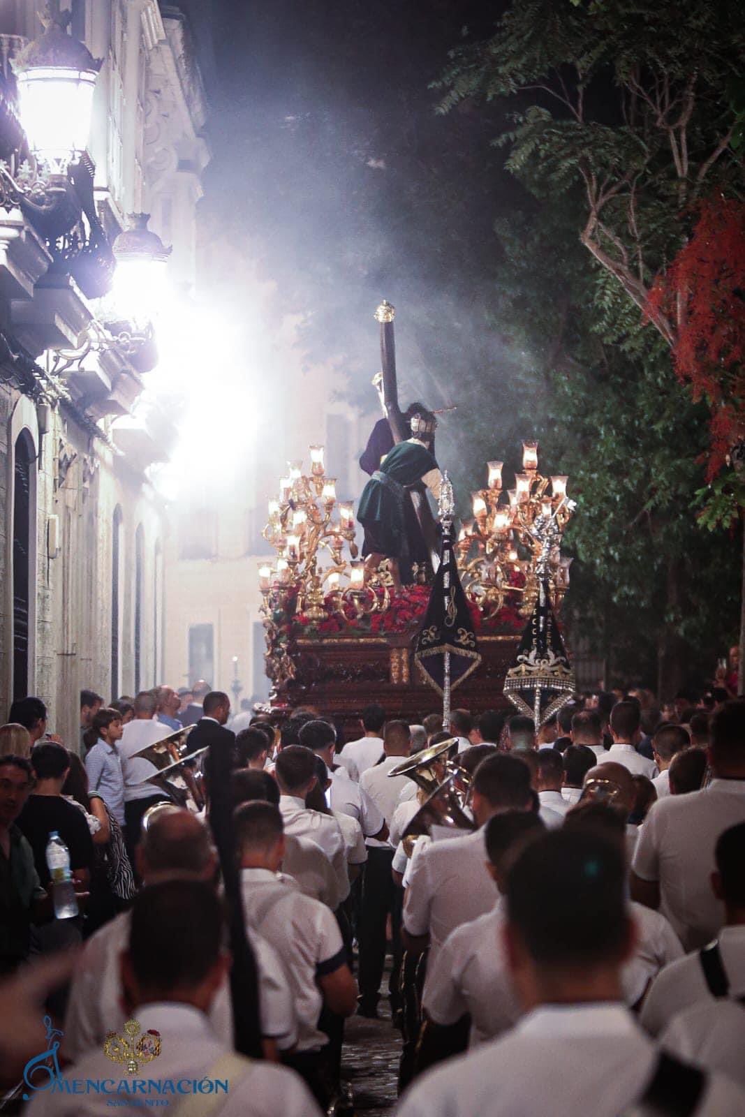 El Nazareno del Amor de Cádiz no renovará a la Agrupación Musical Nuestra Señora de la Encarnación de San Benito de Sevilla