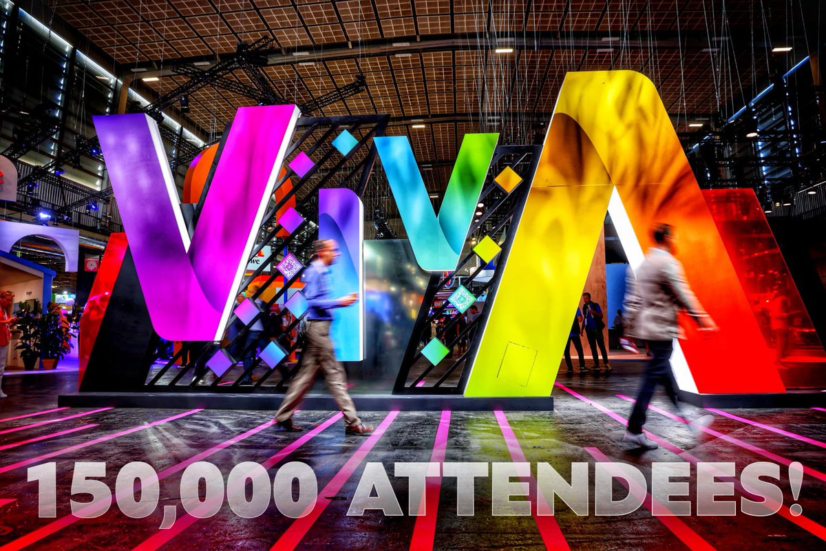 #VivaTech Secures its Place as the World’s Leading Tech and Startup Event 💥

● 150,000 visitors from 174 countries
● 405,000 online visitors &amp; over 900M reached on social networks
● 11,400 startups
● 2,800 exhibitors
● +450 speakers 

IN TECH WE TRUST. ⚡