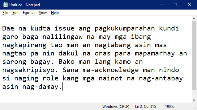 mikemolts's tweet photo. Nakakamundo lang kung aram nindo. Kundi kung yan an kustombre nindo ngunian, edi go! sino ba naman kami sainyo. haha! https://t.co/OtZdSINepP