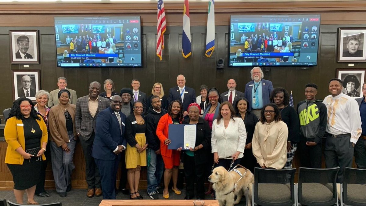 Today is Juneteenth, a federal holiday commemorating the end of slavery in the United States. @CityofCOS Mayor Yemi Mobolade & the city council recently signed a proclamation acknowledging today as Juneteenth, a day to celebrate Black freedom. Learn more: l8r.it/BVOq