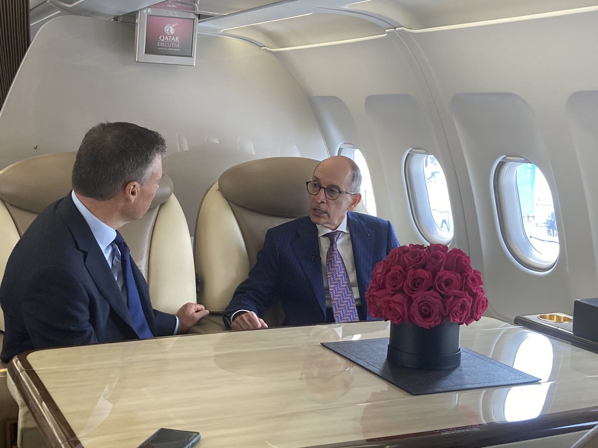 Caroline Connan (@carolineconnan) on Twitter photo On board with <a href="/qatarairways/">Qatar Airways</a> and <a href="/GuyJohnsonTV/">Guy Johnson</a> watch at 11:45 Uk/ 12:45 cet <a href="/business/">Bloomberg</a> <a href="/BloombergTV/">Bloomberg TV</a> On board with <a href="/qatarairways/">Qatar Airways</a> and <a href="/GuyJohnsonTV/">Guy Johnson</a> watch at 11:45 Uk/ 12:45 cet <a href="/business/">Bloomberg</a> <a href="/BloombergTV/">Bloomberg TV</a>