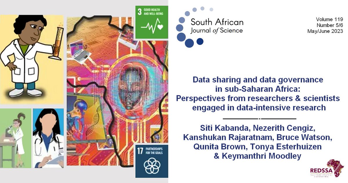 #DataSharing & data governance in sub-Saharan #Africa: Perspectives from researchers & scientists engaged in data-intensive research @SKdunia @Nez_C1 @Kanshuk Bruce Watson @BrownQunita Tonya Esterhuizen @Keymenthri @SAJS_Official: sajs.co.za/article/view/1… #Bioethics #DataEthics