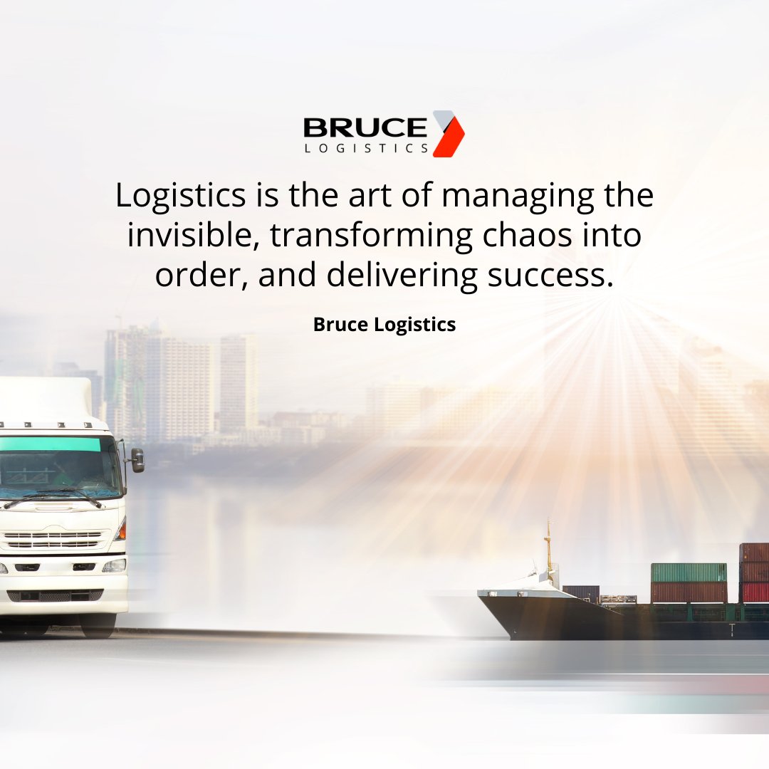 Unleash the Magic of Logistics: Where Chaos Meets   Order and Success Takes Flight! 🌟✨🚚Transforming the invisible threads of supply chains, #logistics masters turn chaos into seamless operations, delivering success to #businesses #worldwide.
Visit now - bruce.co.in