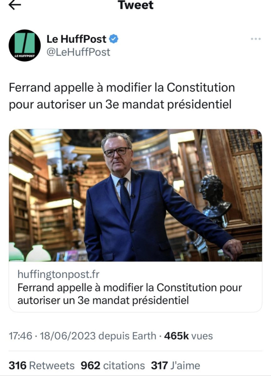 reconquete677's tweet image. 🤮 Vous reprendrez bien un 3ème mandat de #Macron
M. @RichardFerrand c'est quoi ce régime totalitaire ? 
@LeHuffPost @CNEWS #hdpro @PascalPraud