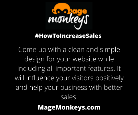 magemonkeys's tweet photo. Do proper UI/UX Design to Increase Sale for your #eCommerce store. Know more: https://t.co/51SNQdx0NO… #HowToIncreaseSales #NoMarketingBudget https://t.co/0MrfSjK95A