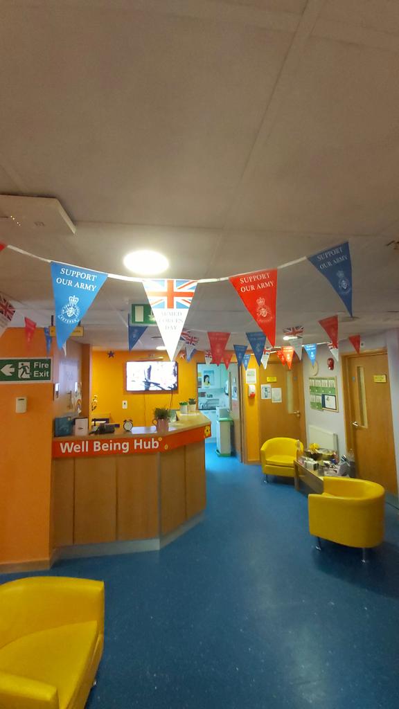 Wellbeing Hub at Basildon celebrations for Armed Forces week @HealthyMeAtMSE @MSEHospitals Please send us any photos of your celebrations.....