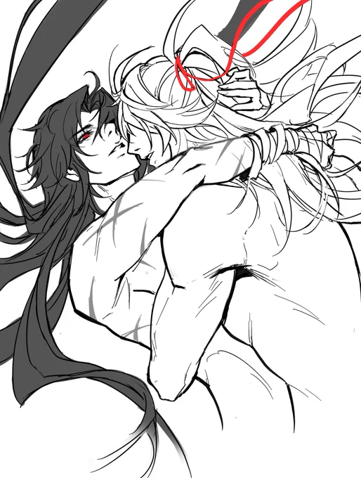 Some still wip in my folder but I love their dynamic so much already ; v ;