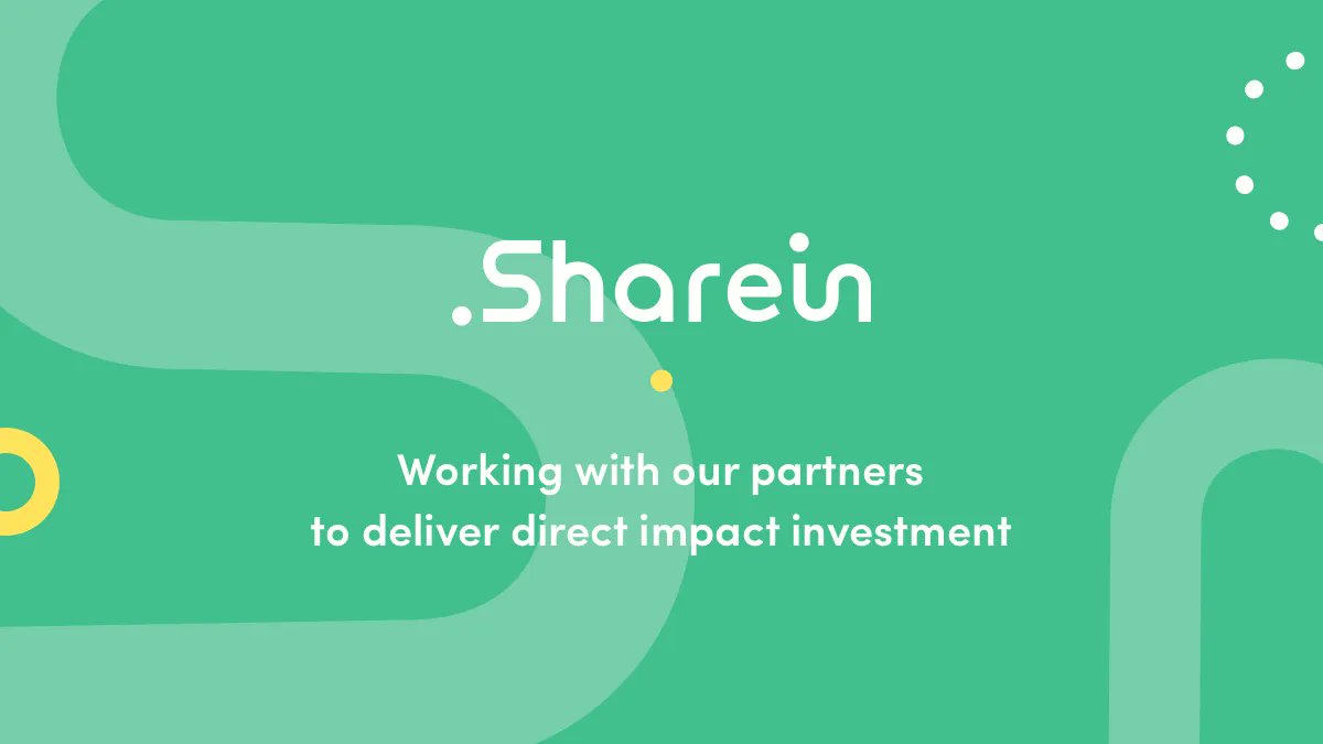 ShareIn: Working with our partners to deliver direct impact investment💻🌱  

Visit us to find out more: buff.ly/3wI7NJS

#ImpactInvesting #ImpInv #DirectInvestment