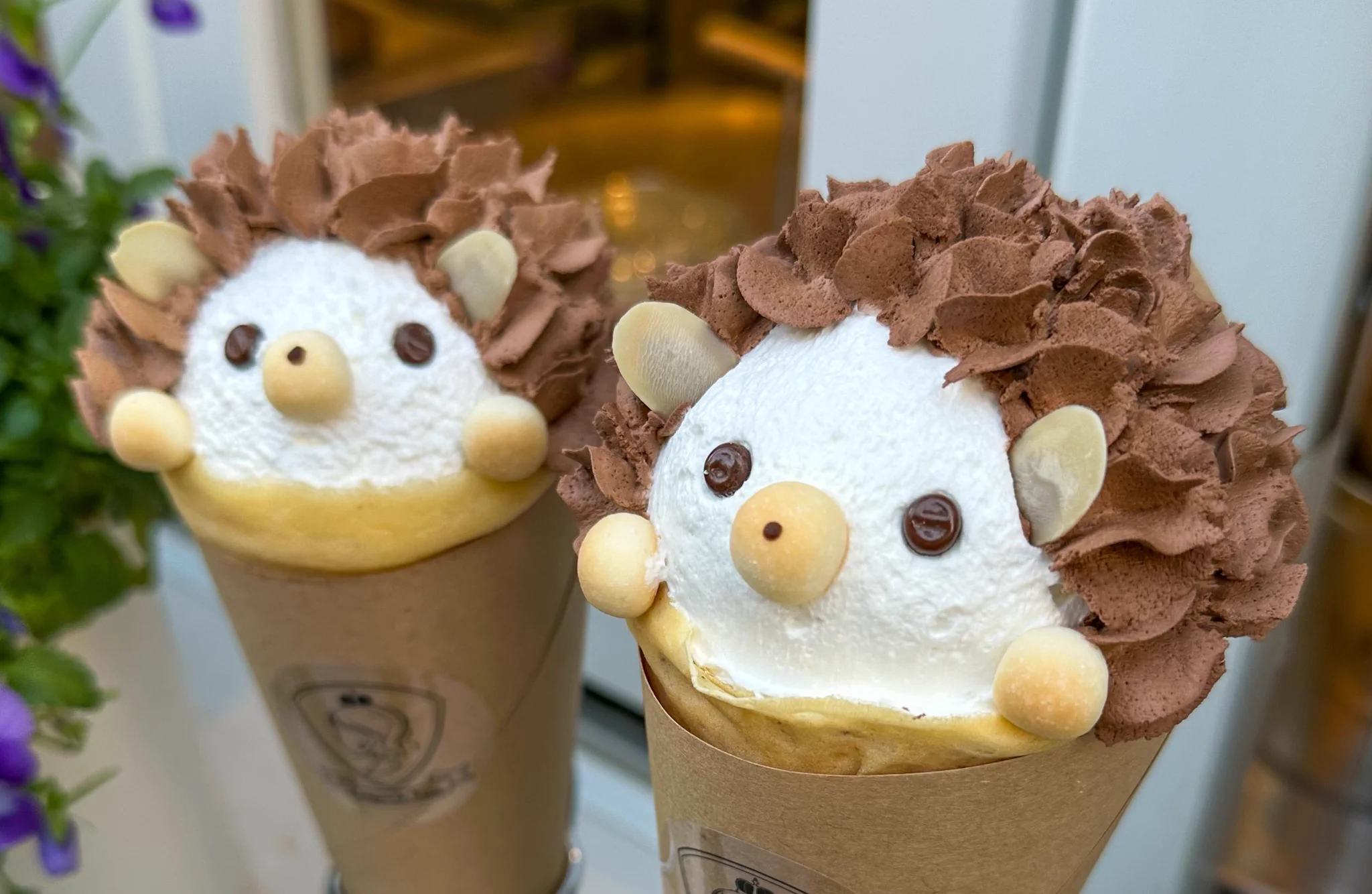 ボリューム、見た目満点♪ハリネズミのクレープが悶絶級に可愛い。