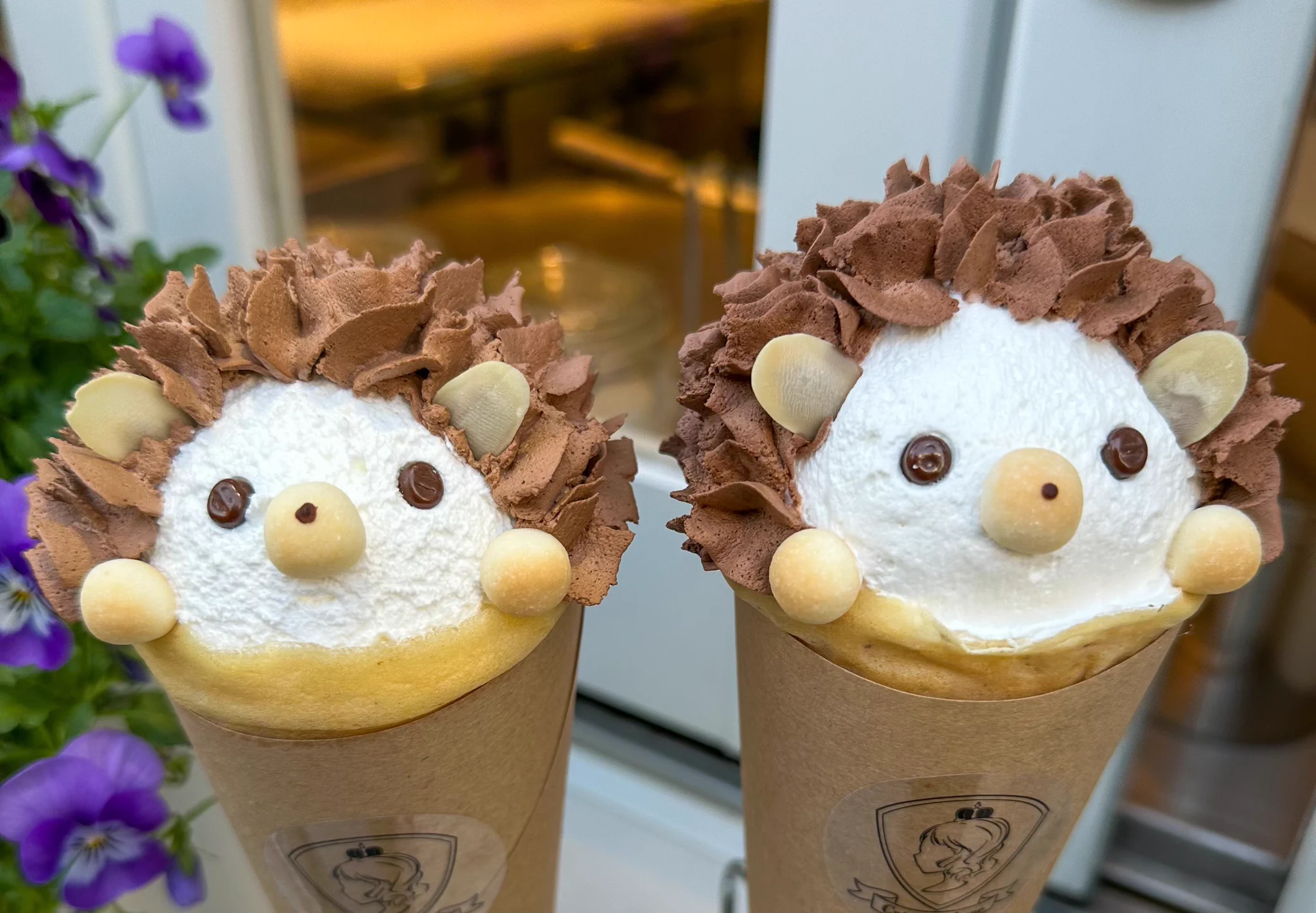 ボリューム、見た目満点♪ハリネズミのクレープが悶絶級に可愛い。