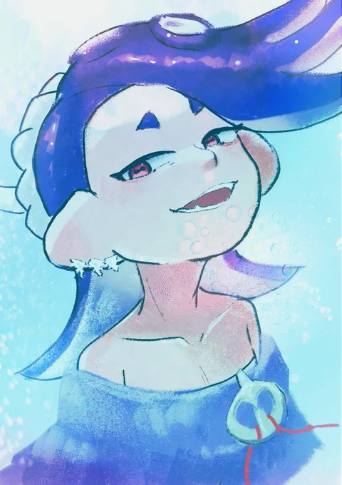 #あなたの水色の作品を見せてください