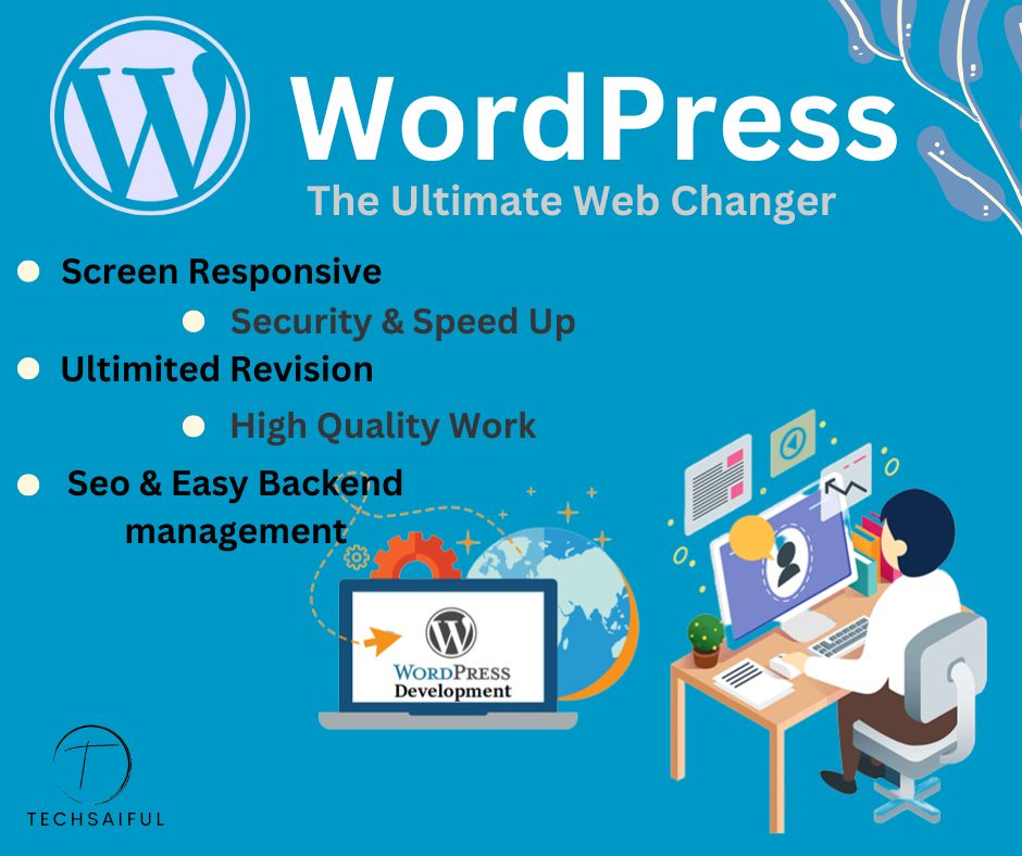 TechSaifulbd's tweet photo. Why should you choose WordPress?
🌟Content Management System (CMS)
🌟Themes and Templates
🌟Plugin Ecosystem
🌟Search Engine Optimization (SEO) Friendliness
🌟E-commerce Capabilities
🌟Extensive Community and Support
#WordPress #techsaiful #webdesigner #websecurity https://t.co/E9MBDVrLaC