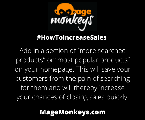 magemonkeys's tweet photo. Effective Strategies to Increase your eCommerce Sales without spending on Marketing - https://t.co/51SNQdx0NO… #HowToIncreaseSales #NoMarketingBudget https://t.co/AM1j6hY4ms