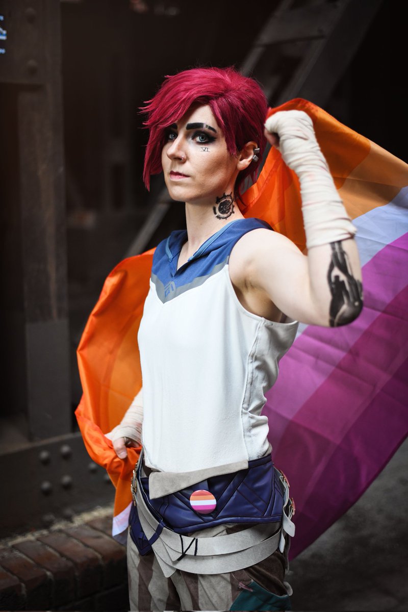 Happy Pride guys, stay strong 💪❤️🧡🤍🩷💜

Vi&Edit: @photo_rising 
Photo: flying.fox.photography on Instagram
From: @LeagueOfLegends

#Pride2023 #Vi #ArcaneCosplay #Arcane #Arcanetwt #LeagueOfLegends #wlw #lgbt #Pride #lesbianpride #ViArcane #loveislove #lgbtq #cosplay #CaitVi