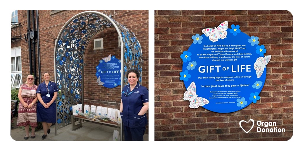 A place to reflect and remember. 🦋

It was wonderful to see this memorial for organ and tissues donors, and their loved ones, unveiled at Wigan Infirmary this weekend.

Special thanks to @northwestodst, @WWLNHS and @SharonHallam7, our Ambassador, for their work on this project.