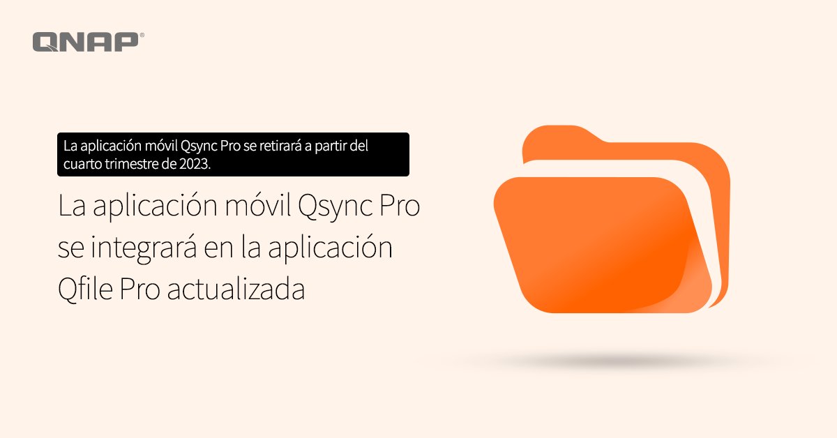 QNAPEspana's tweet photo. 📢📢📢 ATENCIÓN 📢📢📢📢
Una de las funciones favoritas de sincronización de archivos del NAS, Qsync, y su aplicación móvil complementaria, Qsync Pro, se integrarán funcionalmente en la aplicación Qfile Pro actualizada en 𝗤𝟯 ���𝟬𝟮𝟯.
#QNAP #NAS #QfilePro #QsyncPro #backup https://t.co/SZ1g8xtDv7
