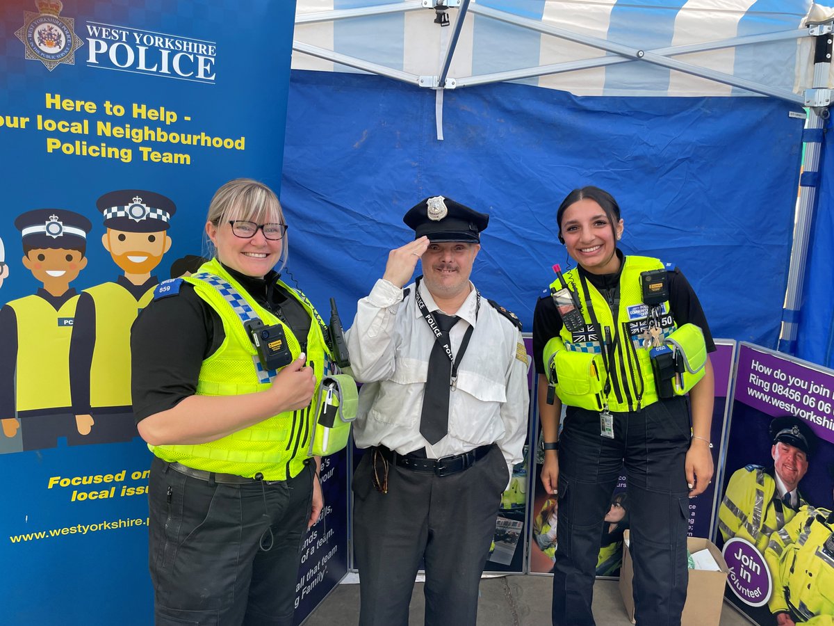 On Saturday the 17th of June Huddersfield NPT Officers attended the Kirklees Pride Event held in St George's Square, Huddersfield.