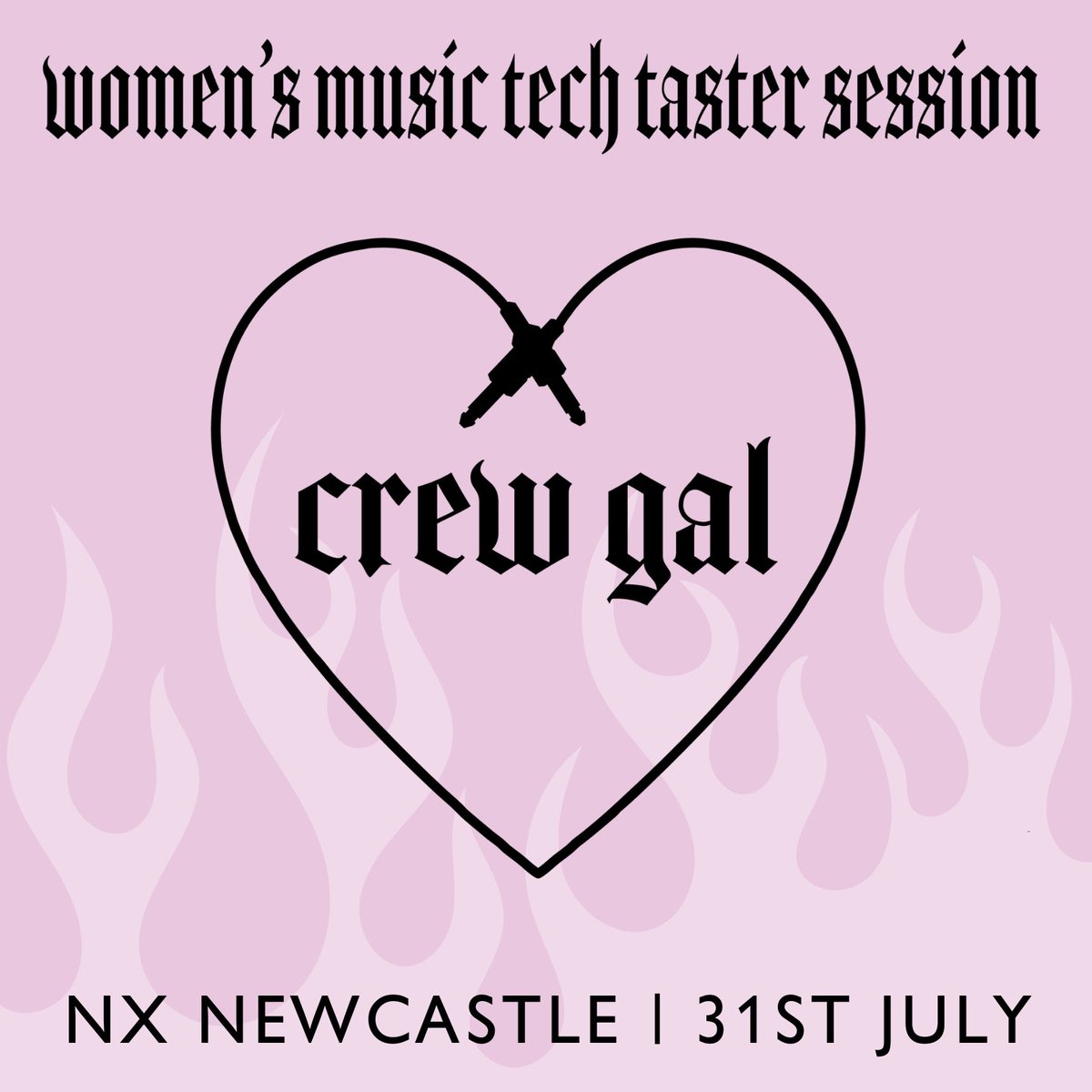 Our next women’s music tech taster session will be taking place at <a href="/NXNewcastle/">NXNewcastle</a> on the 31st July! 

Book a FREE ticket here 👉 eventbrite.com/e/crew-gal-wom…